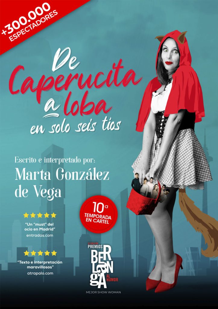 DE CAPERUCITA A LOBA EN SOLO SEIS TÍOS